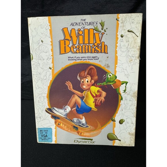 The Adventures of Willy Beamish rare Floppy Dynamix Sierra family - Picture 11 of 11